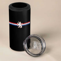 Nederland Dutch Republic Lion Vintage Holland Flag 4 in 1 Can Cooler Tumbler