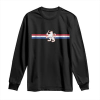 Nederland Dutch Republic Lion Vintage Holland Flag Long Sleeve Shirt