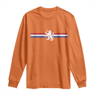Nederland Dutch Republic Lion Vintage Holland Flag Long Sleeve Shirt