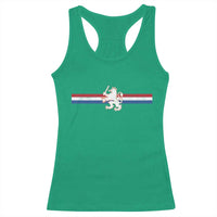 Nederland Dutch Republic Lion Vintage Holland Flag Racerback Tank Top