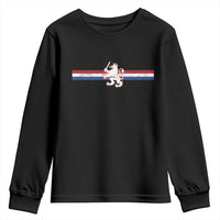Nederland Dutch Republic Lion Vintage Holland Flag Youth Sweatshirt