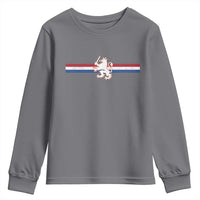 Nederland Dutch Republic Lion Vintage Holland Flag Youth Sweatshirt
