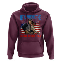 Hey Where The White Women At 4th of July Meme 70s Movie Hoodie