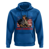 Hey Where The White Women At 4th of July Meme 70s Movie Hoodie