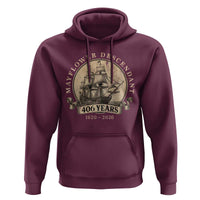 Mayflower Descendant Hoodie 406 Years Pilgrim Fathers Thanksgiving History