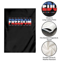 Freedom Funny 4th of July Couple Matching Garden Flag