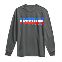 Freedom Funny 4th of July Couple Matching Long Sleeve Shirt