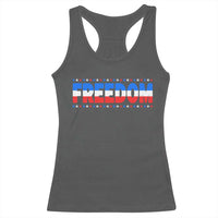Freedom Funny 4th of July Couple Matching Racerback Tank Top