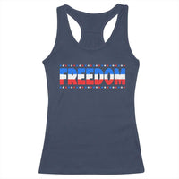 Freedom Funny 4th of July Couple Matching Racerback Tank Top
