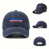 Freedom Funny 4th of July Couple Matching Washed Cotton Baseball Cap