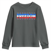 Freedom Funny 4th of July Couple Matching Youth Sweatshirt