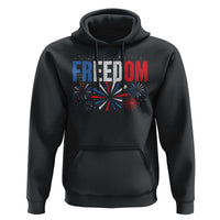 Freedom Funny 4th of July Couple Matching Hoodie US Fireworks