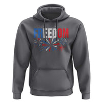 Freedom Funny 4th of July Couple Matching Hoodie US Fireworks