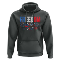 Freedom Funny 4th of July Couple Matching Hoodie US Fireworks
