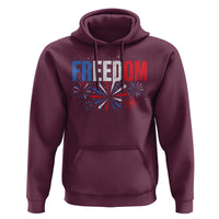 Freedom Funny 4th of July Couple Matching Hoodie US Fireworks