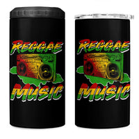 Reggae Music 4 in 1 Can Cooler Tumbler Rastafari Rasta Jamaica Boombox - Wonder Print Shop