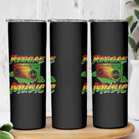 Reggae Music Skinny Tumbler Rastafari Rasta Jamaica Boombox - Wonder Print Shop