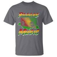 Reggae Music T Shirt Rastafari Rasta Jamaica Boombox - Wonder Print Shop