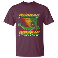 Reggae Music T Shirt Rastafari Rasta Jamaica Boombox - Wonder Print Shop