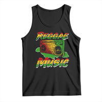 Reggae Music Tank Top Rastafari Rasta Jamaica Boombox - Wonder Print Shop