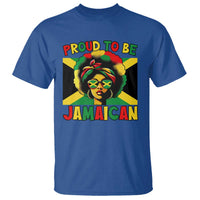Proud To Be Jamaican T Shirt Jamaica Pride Flag Girl Sunglasses - Wonder Print Shop