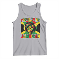 Proud To Be Jamaican Tank Top Jamaica Pride Flag Girl Sunglasses - Wonder Print Shop