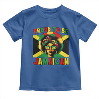 Proud To Be Jamaican Toddler T Shirt Jamaica Pride Flag Girl Sunglasses - Wonder Print Shop