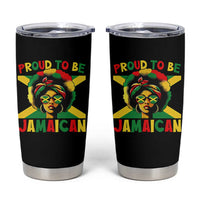 Proud To Be Jamaican Tumbler Cup Jamaica Pride Flag Girl Sunglasses - Wonder Print Shop