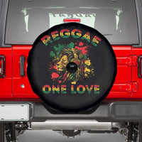 Reggae One Love Spare Tire Cover Rasta Music Jamaican Pride Headphones Lion - Wonder Print Shop