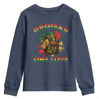 Reggae One Love Youth Sweatshirt Rasta Music Jamaican Pride Headphones Lion - Wonder Print Shop