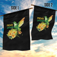 Proud Jamaican Garden Flag Jamaica Flag Hummingbird Hibiscus - Wonder Print Shop