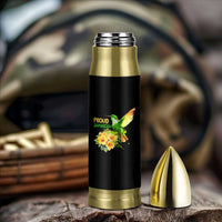 Proud Jamaican Bullet Tumbler Jamaica Flag Hummingbird Hibiscus - Wonder Print Shop