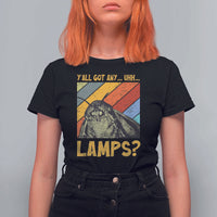 Funny Moth T Shirt For Women Y'all Got Any Lamps Insect Meme - Wonder Print Shop