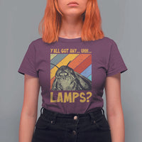 Funny Moth T Shirt For Women Y'all Got Any Lamps Insect Meme - Wonder Print Shop