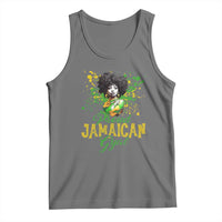 Proud Jamaican Gyal Tank Top Afro Black Girls Jamaica Flag - Wonder Print Shop