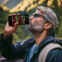 Who Jah Bless No Man Curse 4 in 1 Can Cooler Tumbler Jamaica Flag Rasta Reggae Roots - Wonder Print Shop