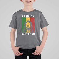 Proud Rasta Dad T Shirt For Kid Rastafarian Jamaica Father's Day - Wonder Print Shop