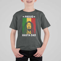 Proud Rasta Dad T Shirt For Kid Rastafarian Jamaica Father's Day - Wonder Print Shop