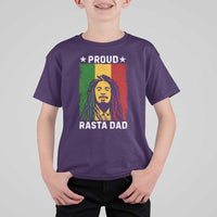 Proud Rasta Dad T Shirt For Kid Rastafarian Jamaica Father's Day - Wonder Print Shop