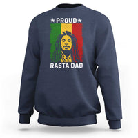 Proud Rasta Dad Sweatshirt Rastafarian Jamaica Father's Day - Wonder Print Shop
