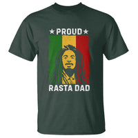 Proud Rasta Dad T Shirt Rastafarian Jamaica Father's Day - Wonder Print Shop