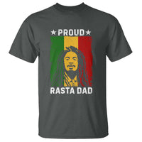 Proud Rasta Dad T Shirt Rastafarian Jamaica Father's Day - Wonder Print Shop