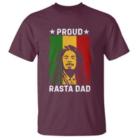 Proud Rasta Dad T Shirt Rastafarian Jamaica Father's Day - Wonder Print Shop