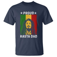 Proud Rasta Dad T Shirt Rastafarian Jamaica Father's Day - Wonder Print Shop