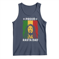 Proud Rasta Dad Tank Top Rastafarian Jamaica Father's Day - Wonder Print Shop