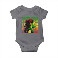 Rasta Mom Baby Onesie Jamaican Black Girls Flag Dreadlocks - Wonder Print Shop
