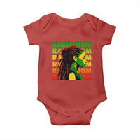 Rasta Mom Baby Onesie Jamaican Black Girls Flag Dreadlocks - Wonder Print Shop