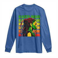 Rasta Mom Long Sleeve Shirt Jamaican Black Girls Flag Dreadlocks - Wonder Print Shop