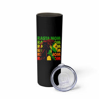 Rasta Mom Skinny Tumbler Jamaican Black Girls Flag Dreadlocks - Wonder Print Shop