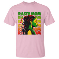 Rasta Mom T Shirt Jamaican Black Girls Flag Dreadlocks - Wonder Print Shop